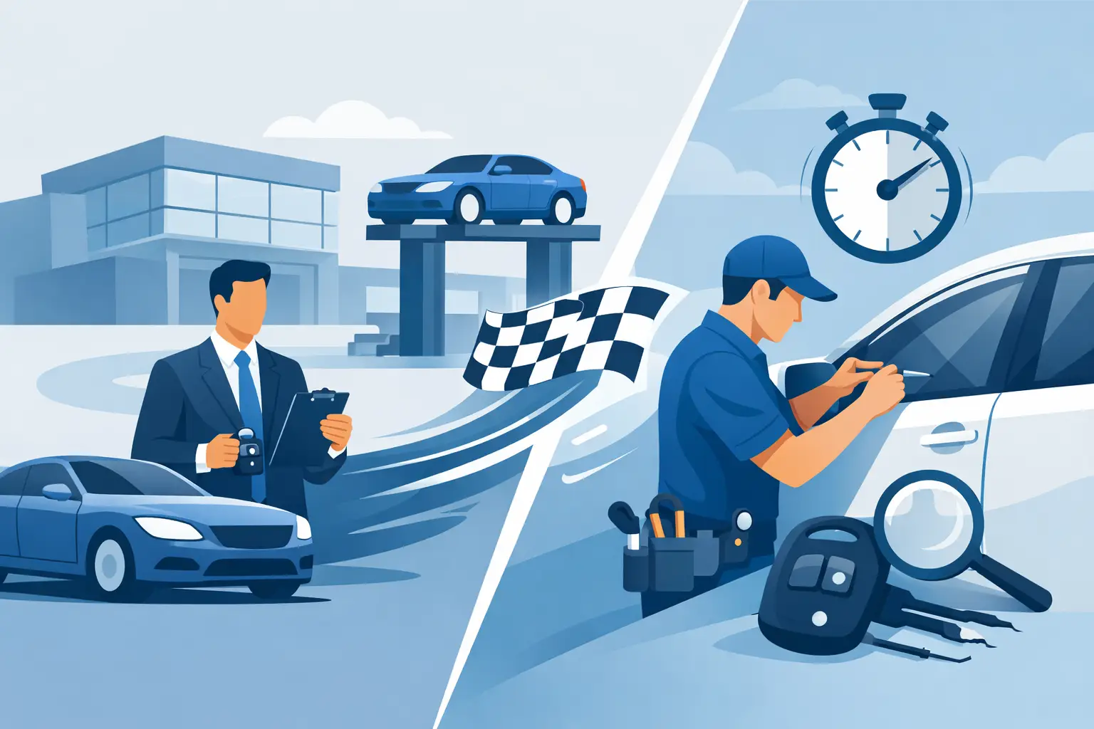 Dealer vs Auto Locksmith: Which Is Faster?