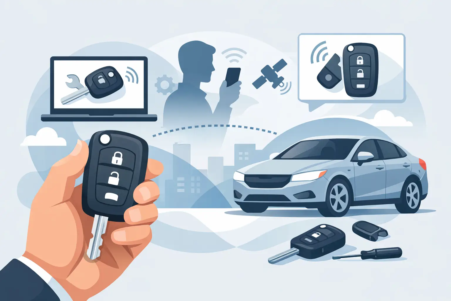 Remote Repair or Replacement for Car Keys