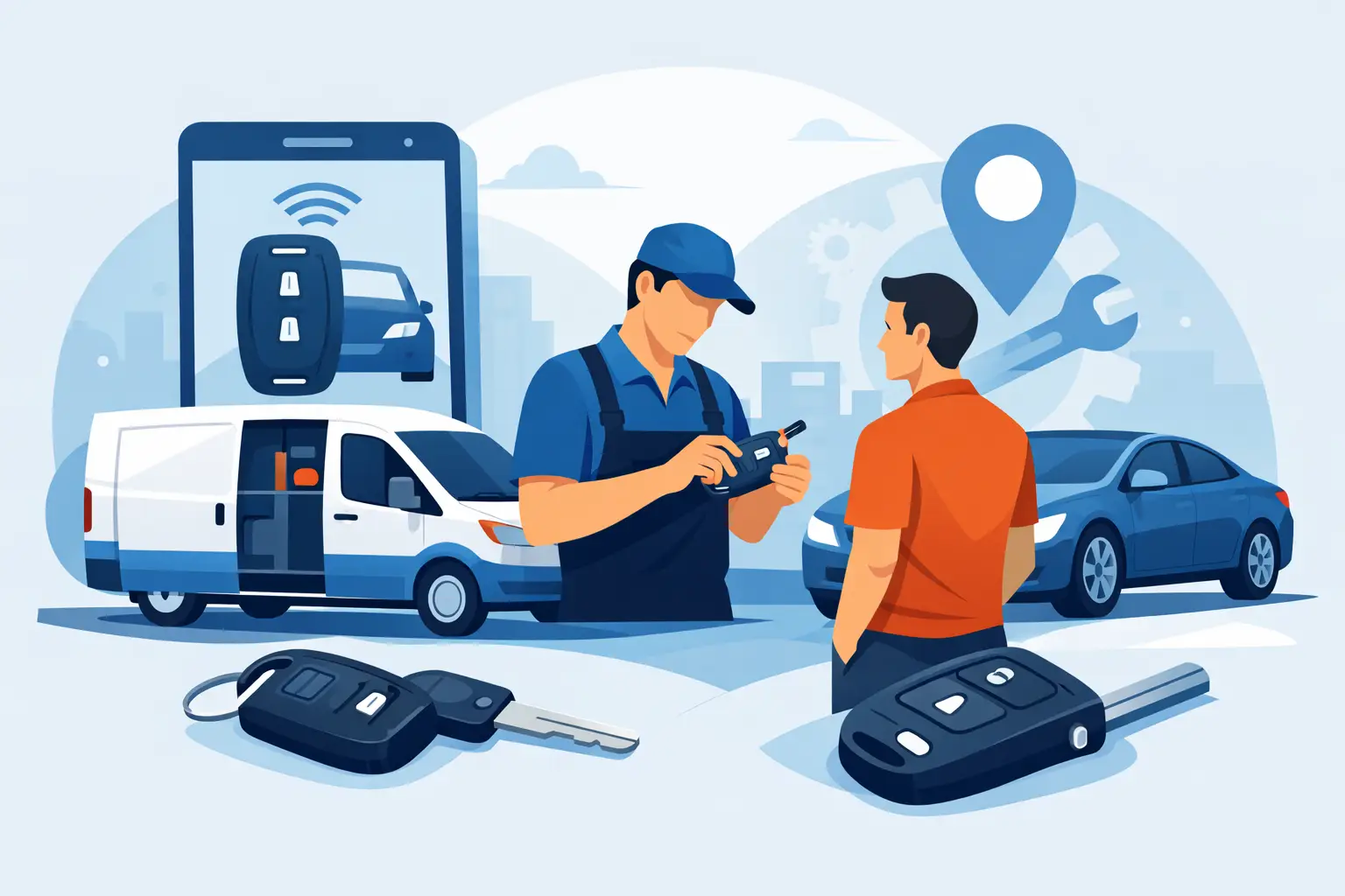 How Mobile Car Key Replacement Works