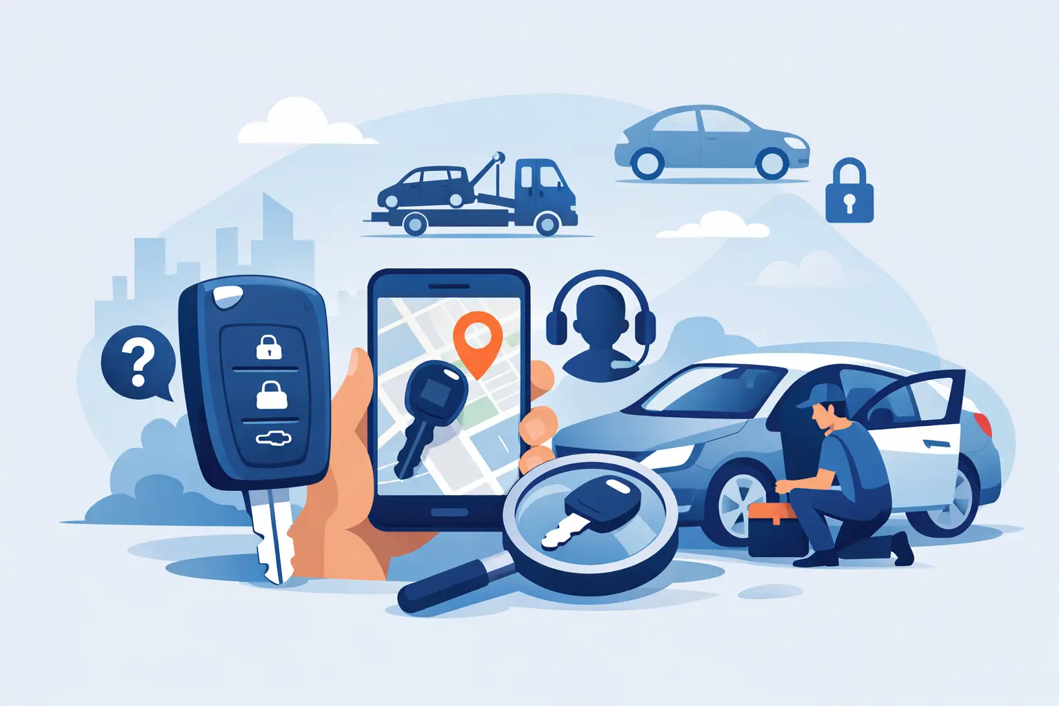 Lost Car Key Assistance Without the Dealer