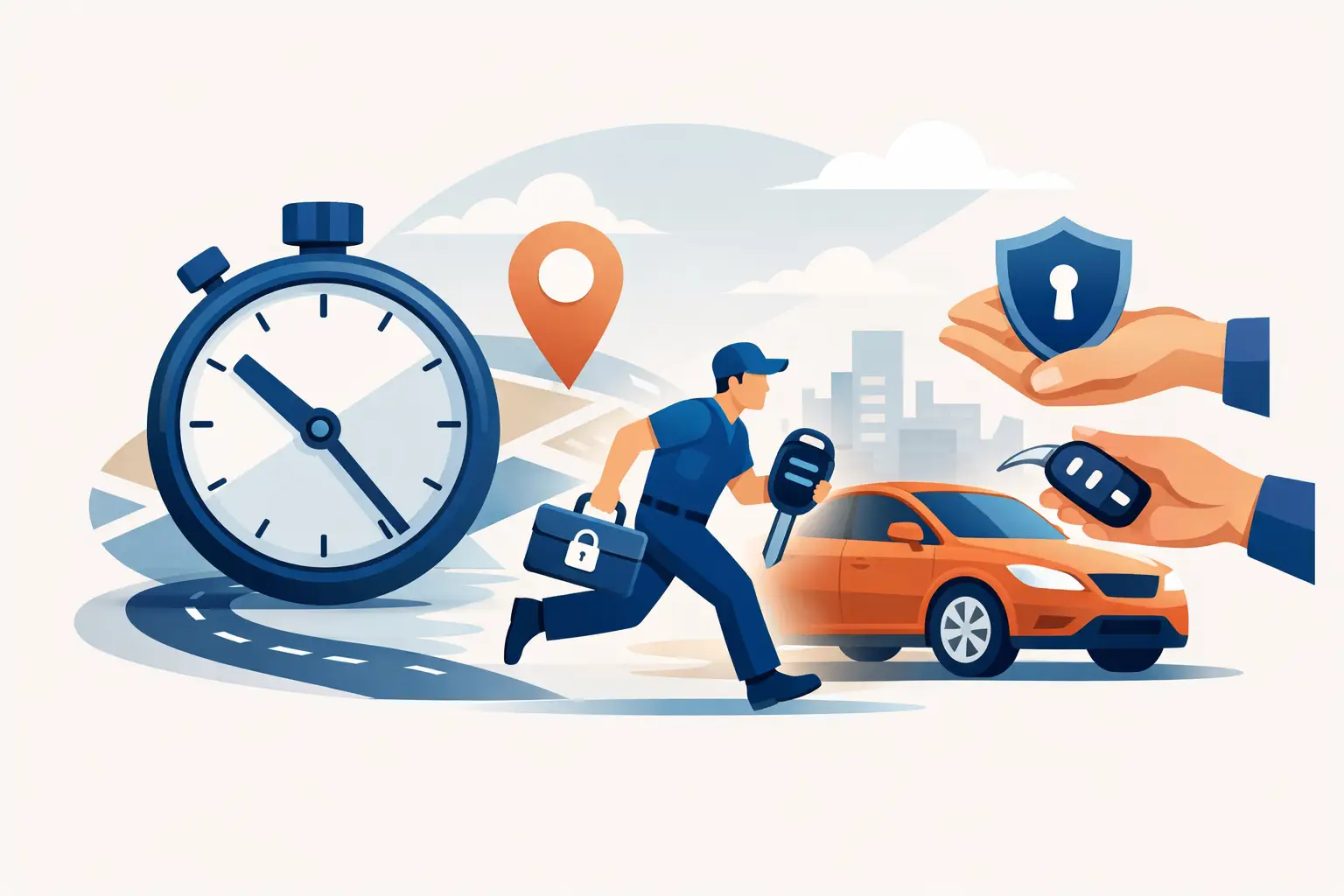 What Auto Locksmith Response Times Really Mean
