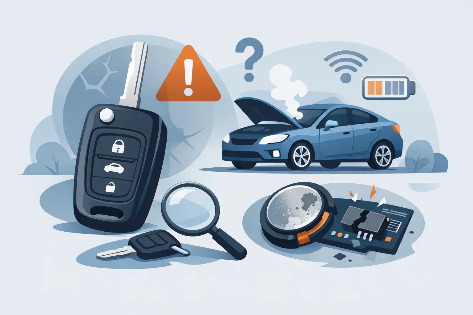 What Causes Car Key Failure? Common Faults